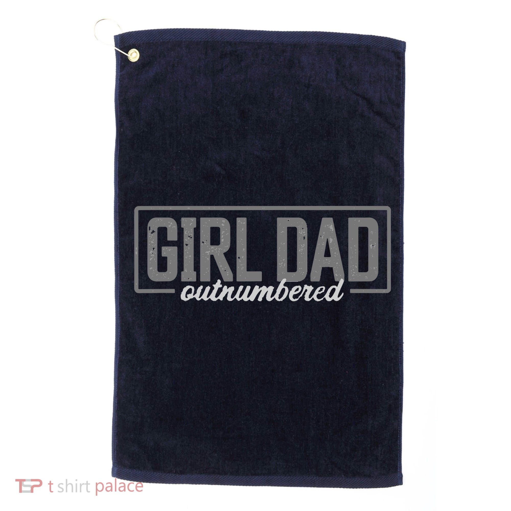 Girl Dad Golf Towel