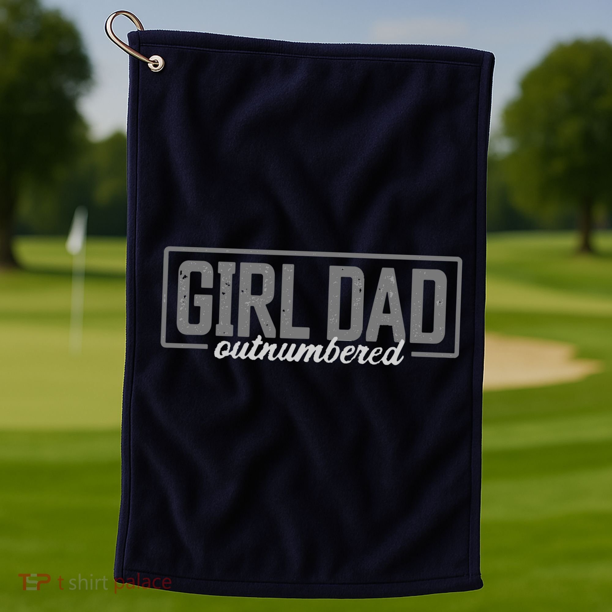 Girl Dad Golf Towel