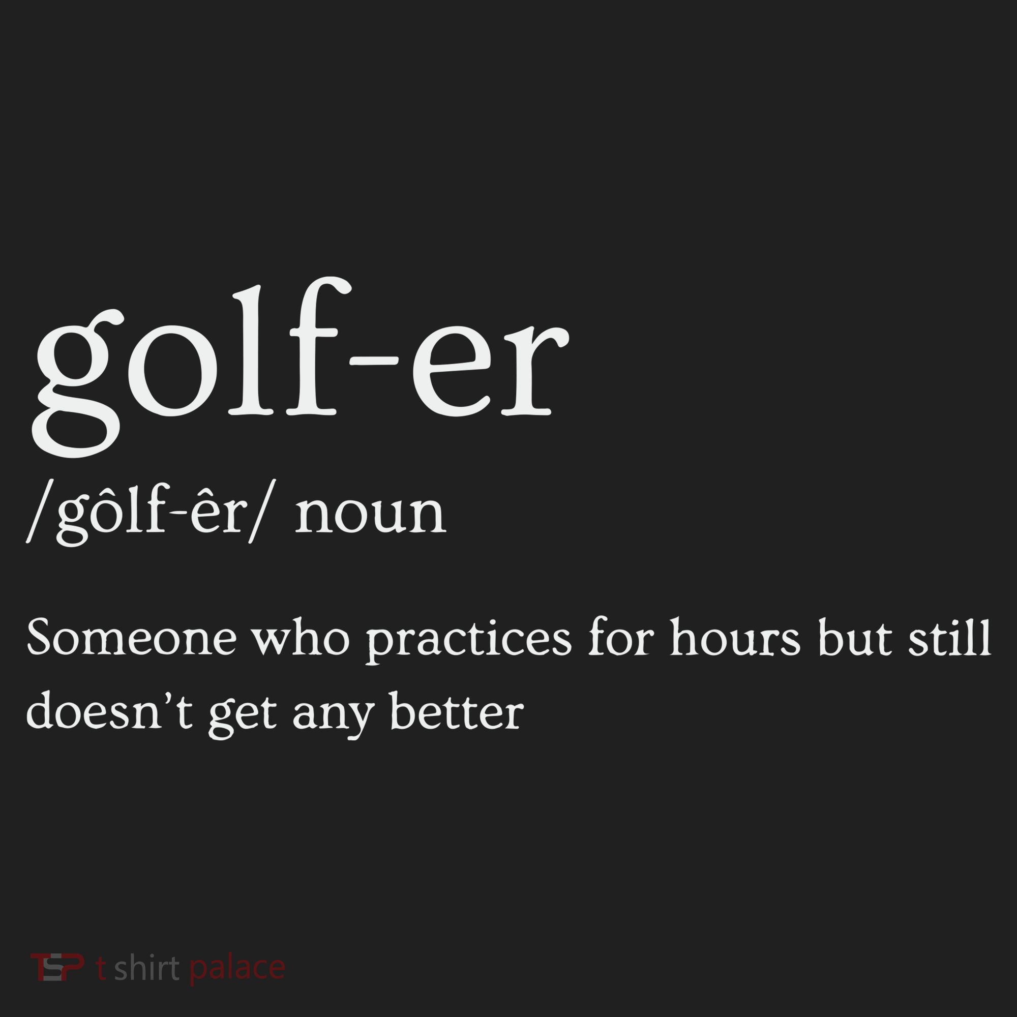 Golfer Definition Golf Women's Sweatshirt