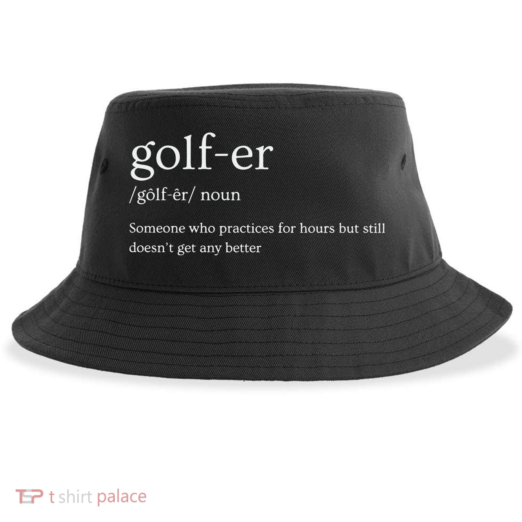 Golfer Definition Golf Sustainable Bucket Hat