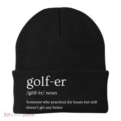Golfer Definition Golf Beanie