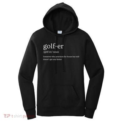 Golfer Definition Golf Women's Hoodie