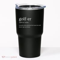 Golfer Definition Golf Tumbler thumb 0