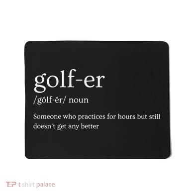 Golfer Definition Golf Mousepad