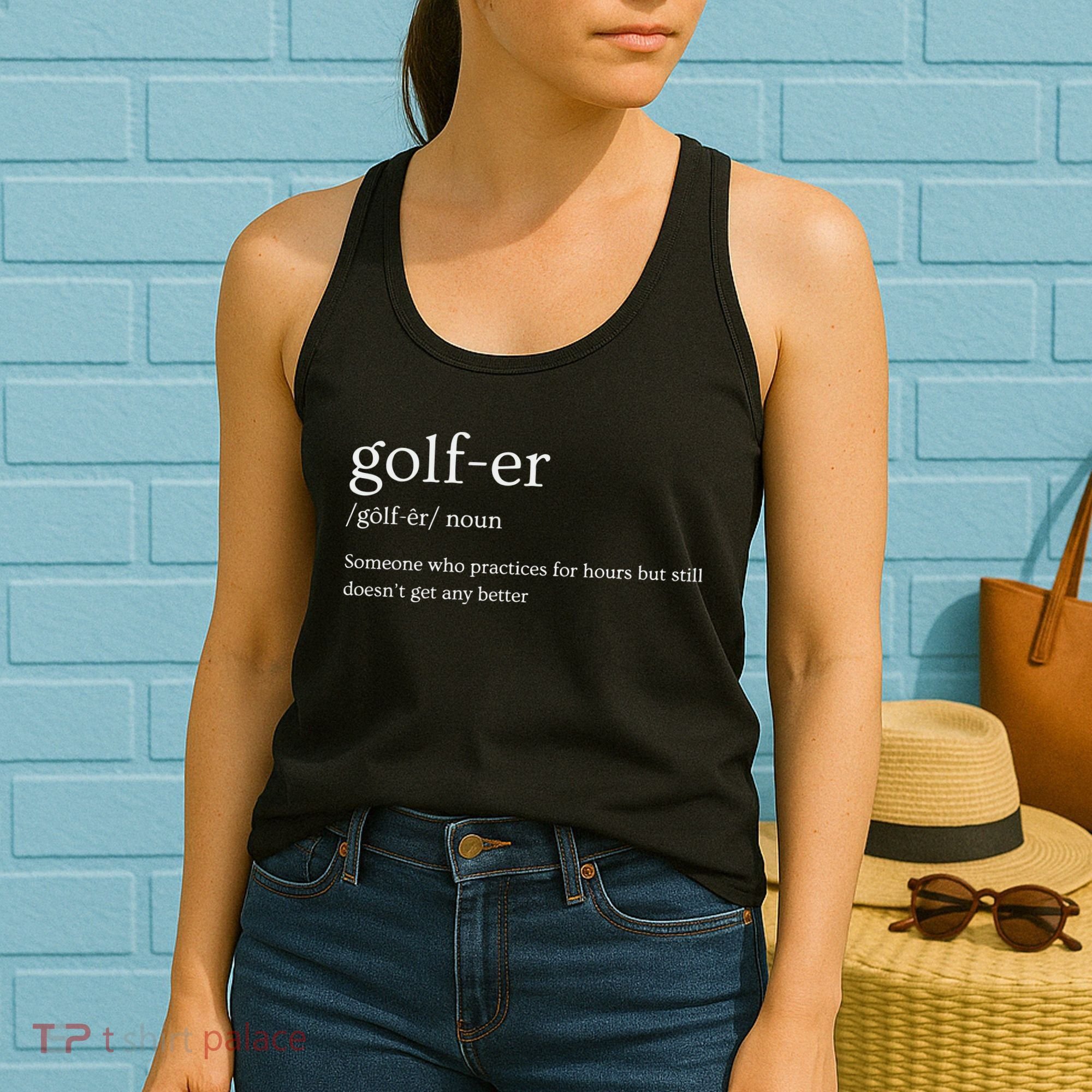 Golfer Definition Golf Women's Tank Top