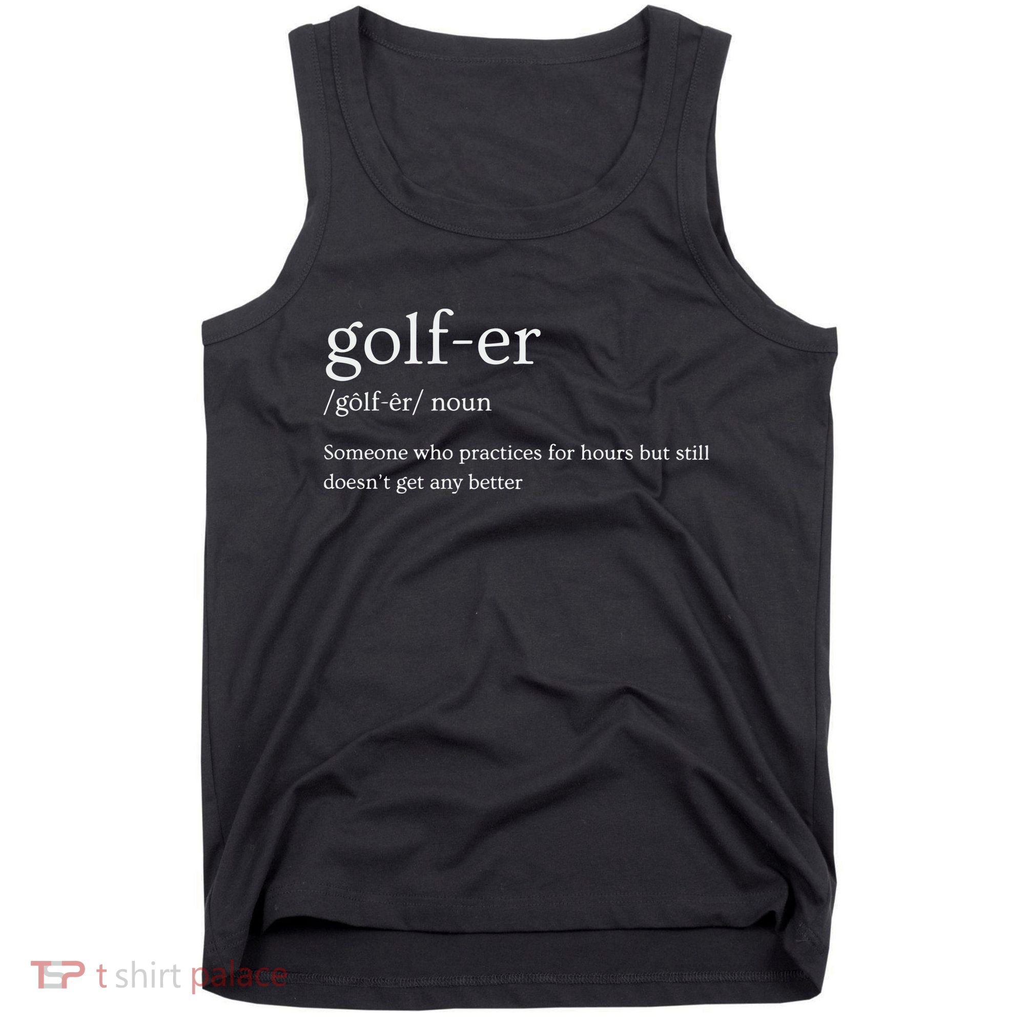 Golfer Definition Golf Tank Top