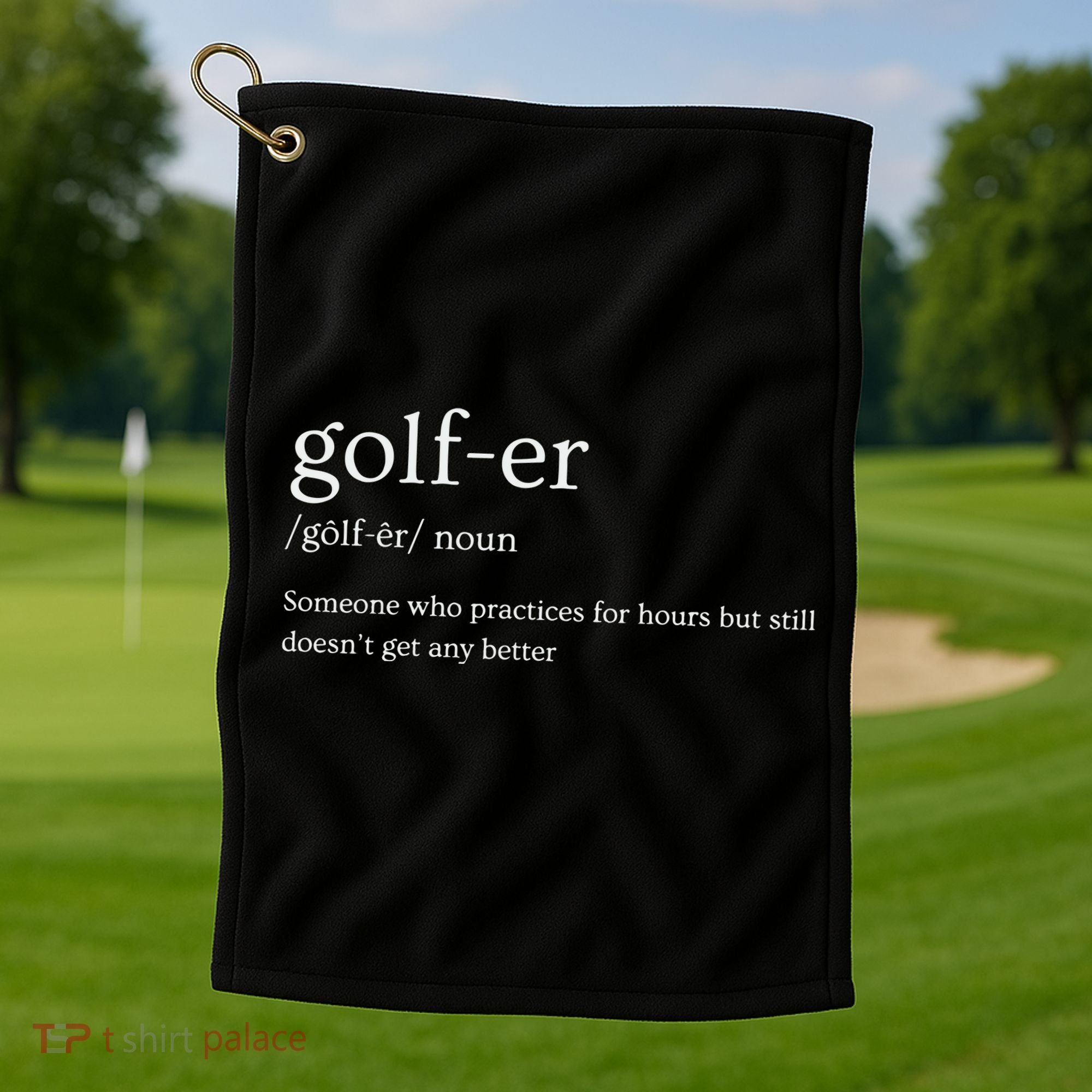 Golfer Definition Golf Golf Towel