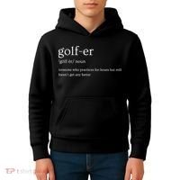 Golfer Definition Golf Kids Hoodie thumb 4