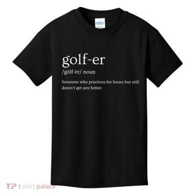 Golfer Definition Golf Kids T-Shirt
