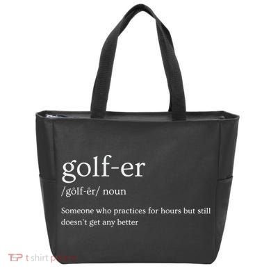 Golfer Definition Golf Tote Bag