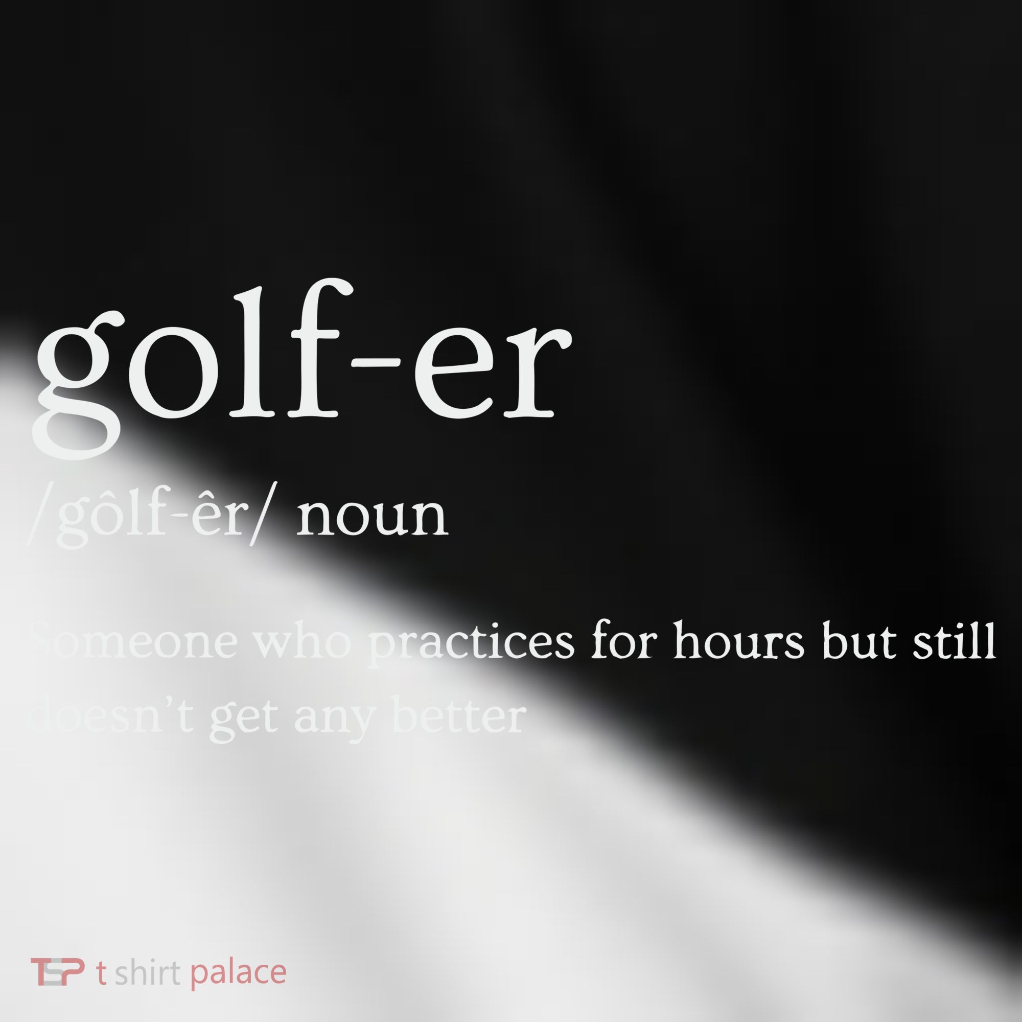 Golfer Definition Golf Toddler Fine Jersey T-Shirt