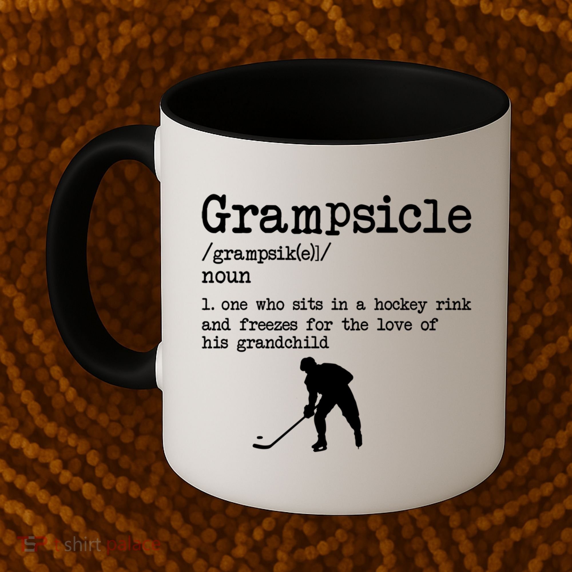 Grampsicle Definition Grandpa Ice Hockey Player Gift Coffee Mug