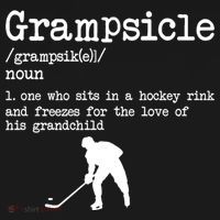 Grampsicle Definition Grandpa Ice Hockey Player Gift Ornament thumb 1