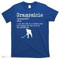 Grampsicle Definition Grandpa Ice Hockey Player Gift T-Shirt thumb 0