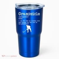Grampsicle Definition Grandpa Ice Hockey Player Gift Tumbler thumb 0
