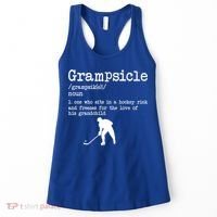 Grampsicle Definition Grandpa Ice Hockey Player Gift Women's Tank Top thumb 0