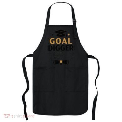 Goal Digger Graduation Checklist Design Apron