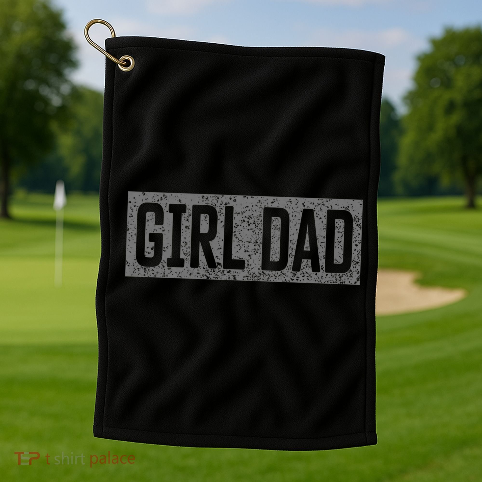 Girl Dad Golf Towel