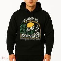 Glamping Definition Glamper Its Like Camping Spark Campers Hoodie thumb 2