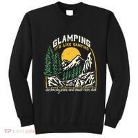 Glamping Definition Glamper Its Like Camping Spark Campers Sweatshirt thumb 0