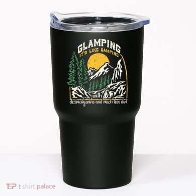 Glamping Definition Glamper Its Like Camping Spark Campers Tumbler
