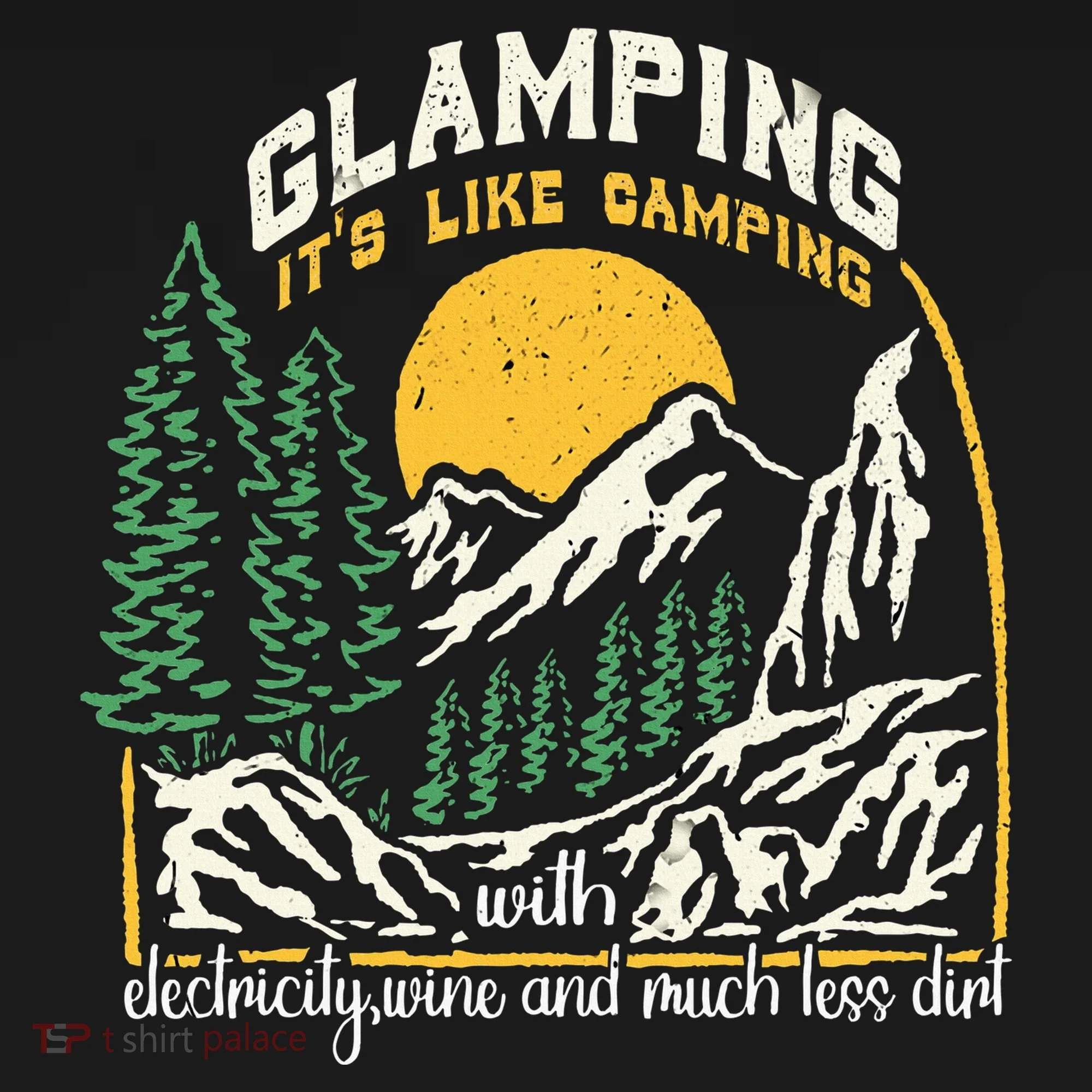 Glamping Definition Glamper Its Like Camping Spark Campers Ornament