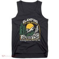 Glamping Definition Glamper Its Like Camping Spark Campers Tank Top thumb 0