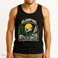 Glamping Definition Glamper Its Like Camping Spark Campers Tank Top thumb 3