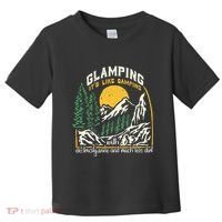 Glamping Definition Glamper Its Like Camping Spark Campers Toddler T-Shirt thumb 0