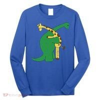 Giraffe Dinosaur Hug Love Dino Animals Safari Halloween Gift Long Sleeve Shirt thumb 0