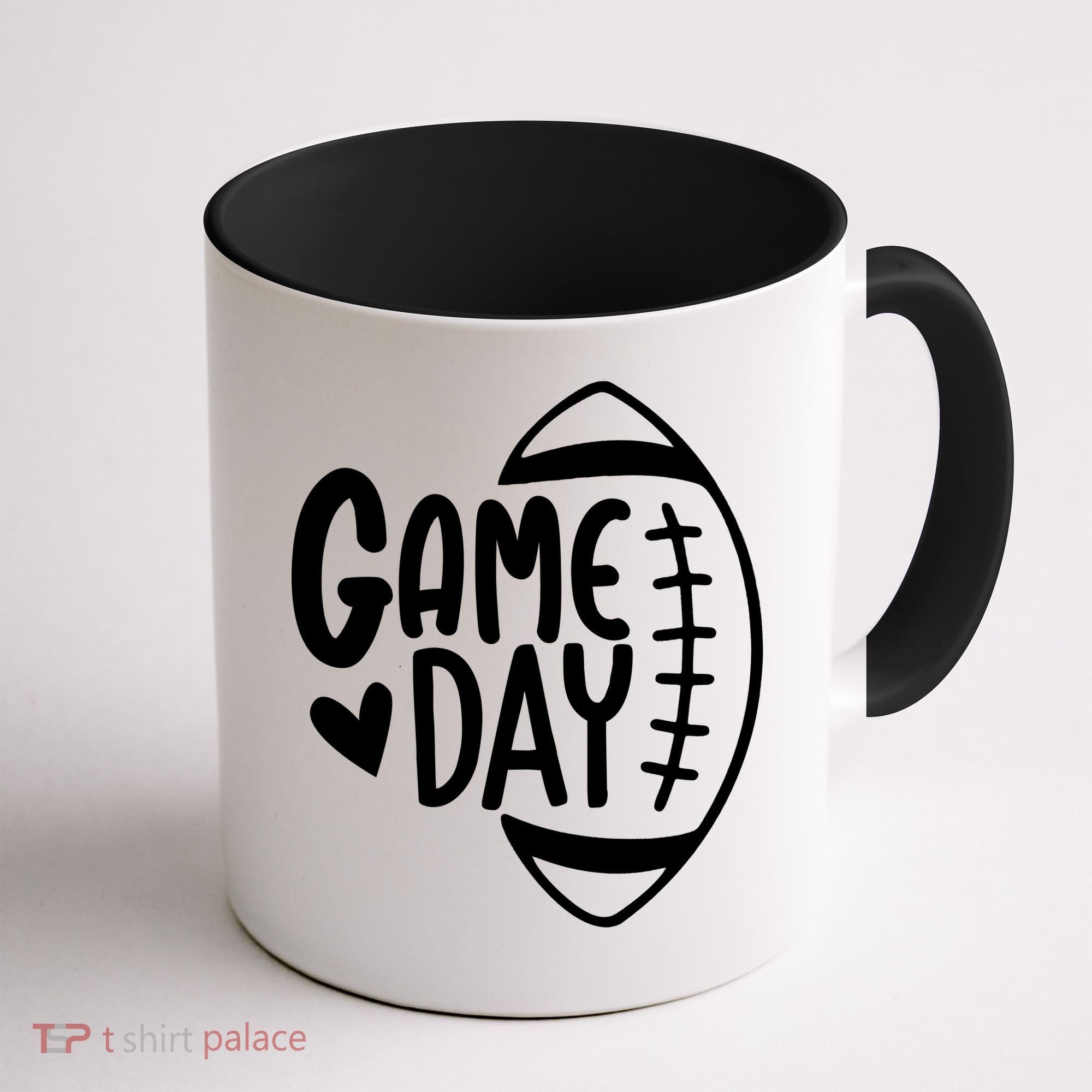 Game Day Heart Football Lover Coffee Mug