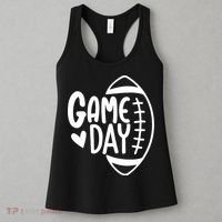 Game Day Heart Football Lover Women's Tank Top thumb 3