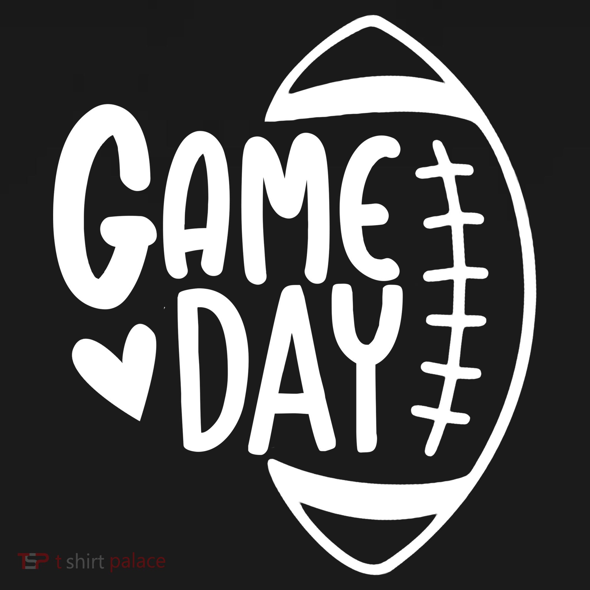 Game Day Heart Football Lover Women's Tank Top