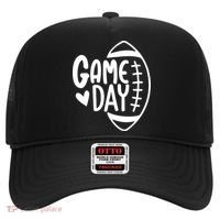 Game Day Heart Football Lover Hat thumb 0