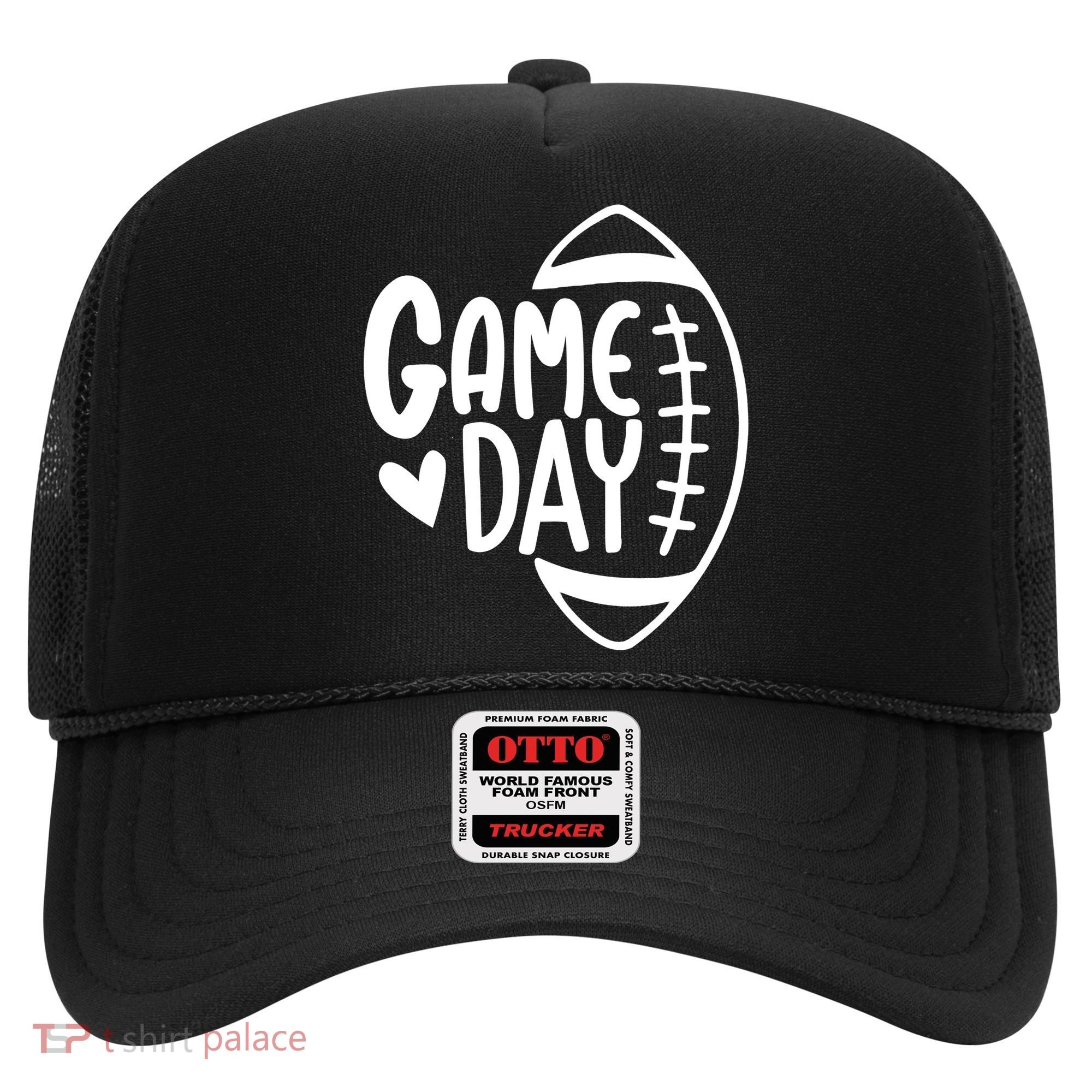 Game Day Heart Football Lover Hat