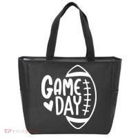 Game Day Heart Football Lover Tote Bag thumb 0