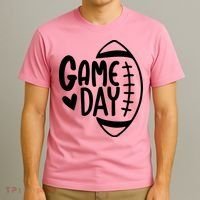 Game Day Heart Football Lover T-Shirt thumb 3