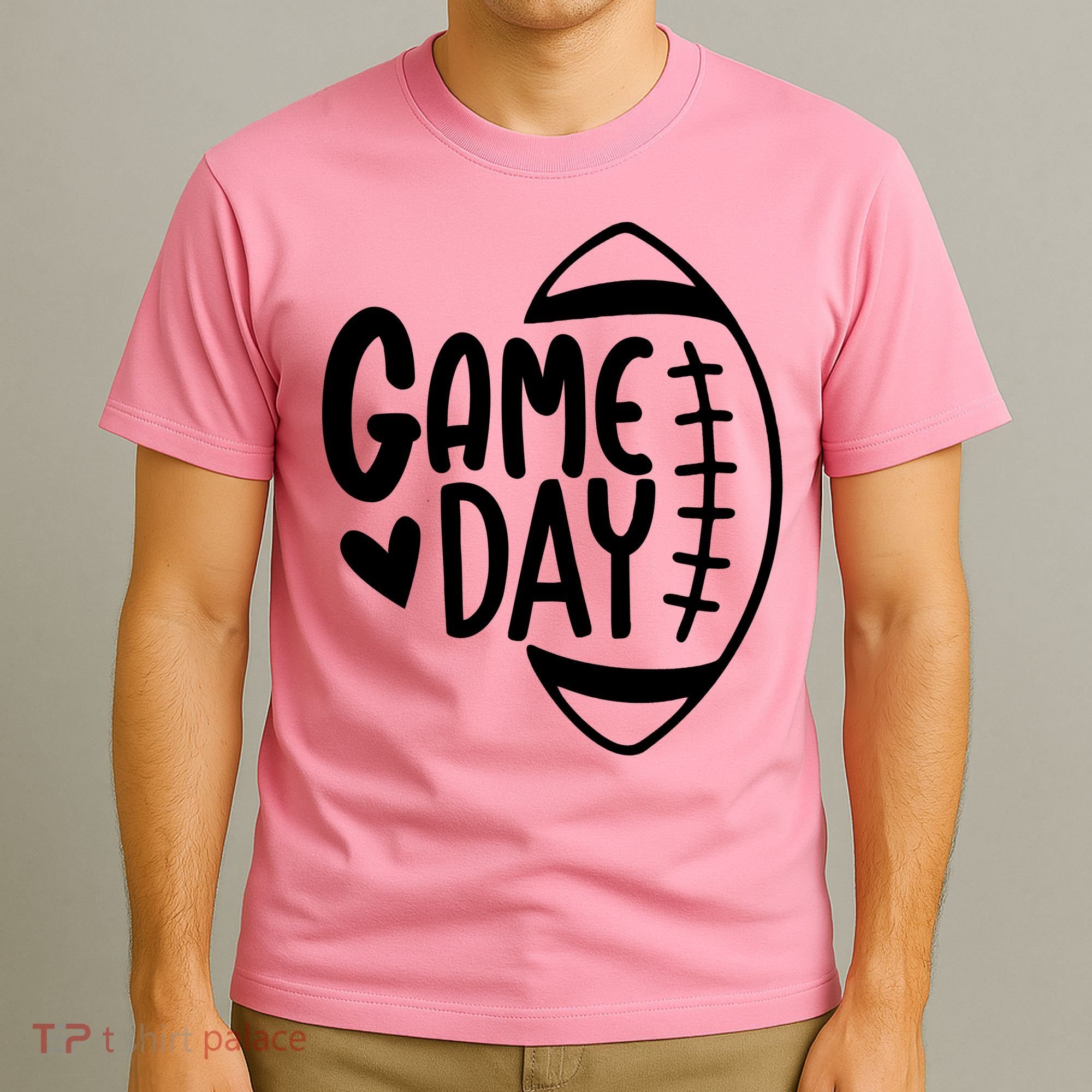 Game Day Heart Football Lover T-Shirt