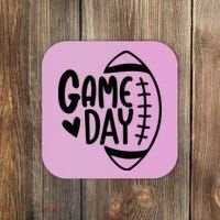 Game Day Heart Football Lover Coaster thumb 0