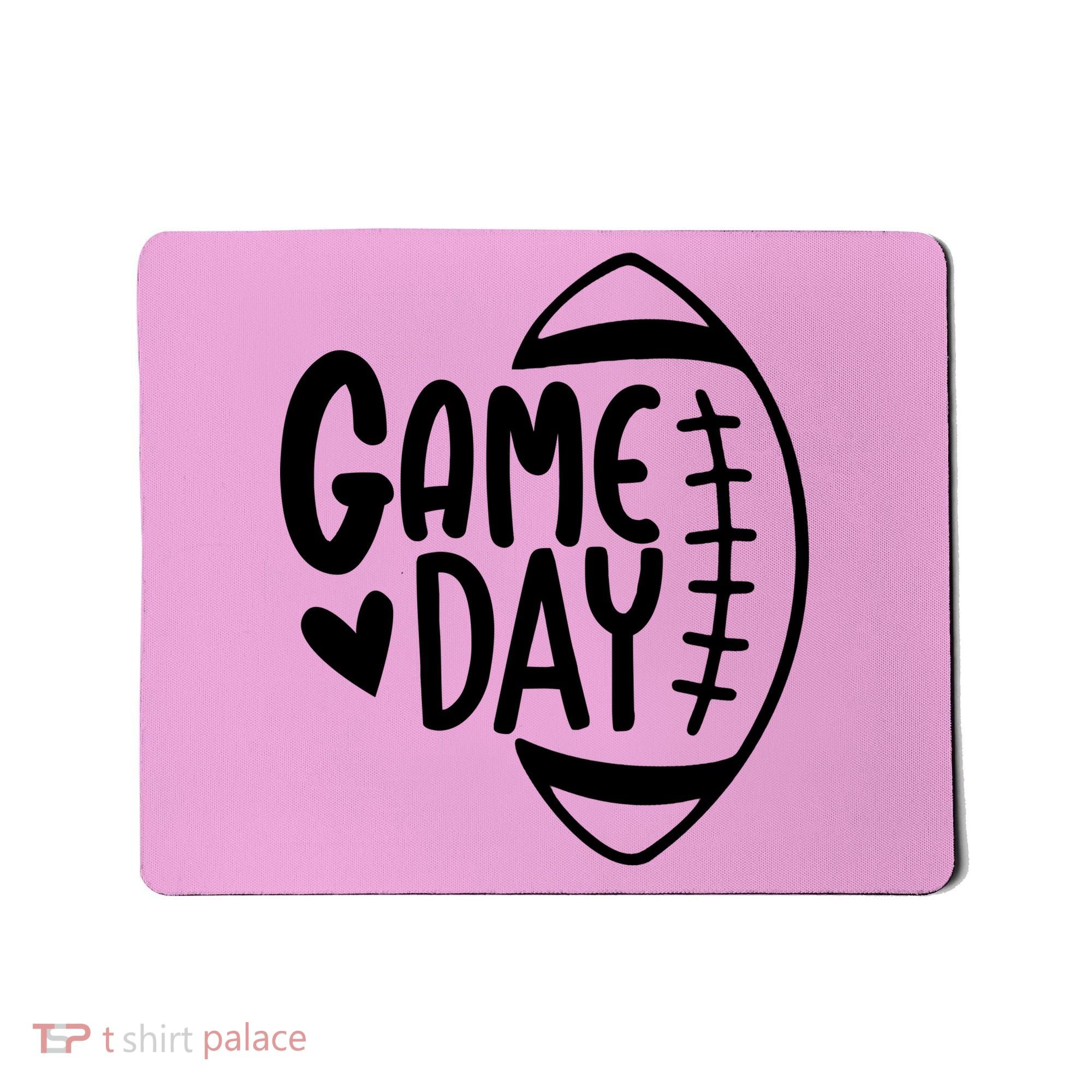 Game Day Heart Football Lover Mousepad