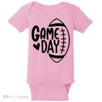 Game Day Heart Football Lover Baby Bodysuit thumb 0
