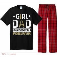 Girl Dad Her Protector Forever Father Day Pajama Set thumb 0