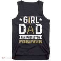 Girl Dad Her Protector Forever Father Day Tank Top thumb 0
