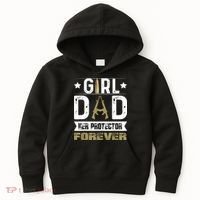 Girl Dad Her Protector Forever Father Day Kids Hoodie thumb 0