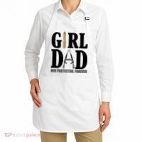 Girl Dad Her Protector Forever Gun Apron thumb 2