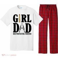 Girl Dad Her Protector Forever Gun Pajama Set thumb 0
