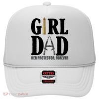 Girl Dad Her Protector Forever Gun Hat thumb 0