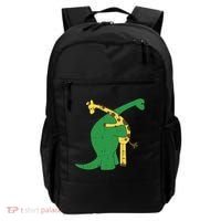 Giraffe Dinosaur Hug Love Dino Animals Safari Halloween Funny Gift Backpack thumb 0
