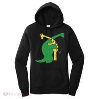 Giraffe Dinosaur Hug Love Dino Animals Safari Halloween Funny Gift Women's Hoodie thumb 0