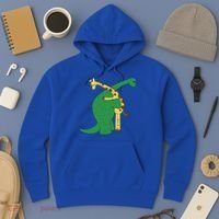 Giraffe Dinosaur Hug Love Dino Animals Safari Halloween Funny Gift Hoodie thumb 3